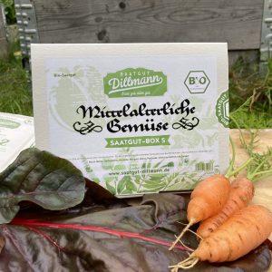 Saatgut Box “Mittelalterliche Gemüse” von Dillmann