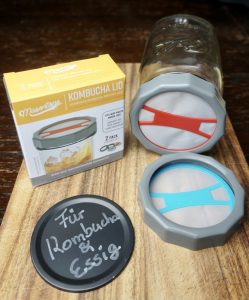 Masontops Kombucha Lid Fermentation Apfelessig