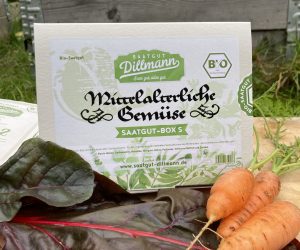 Saatgut Box Mittelalterliche Gemüse
